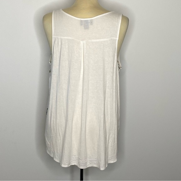 by & by Sheer Floral Sleeveless Blouse - Picture 2 of 7